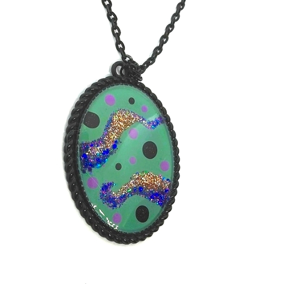 Abstract Octopus Necklace - Picture 2 of 2